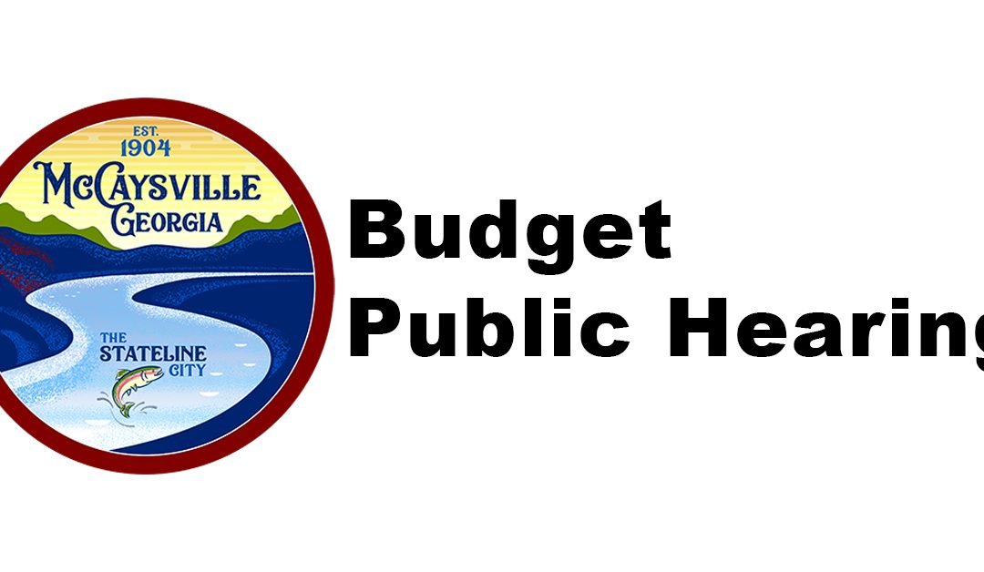Budget Public Hearing
