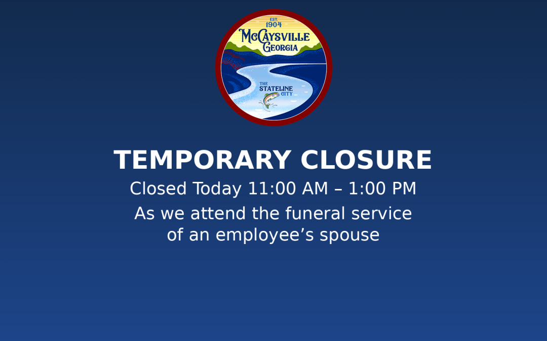 𝗧𝗲𝗺𝗽𝗼𝗿𝗮𝗿𝘆 𝗖𝗹𝗼𝘀𝘂𝗿𝗲