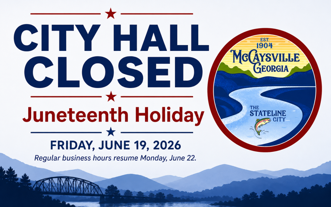 City Hall Closed for Juneteenth Holiday